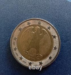 Very rare 2 euro coin Germany Munich letter D from 2016, misstruck