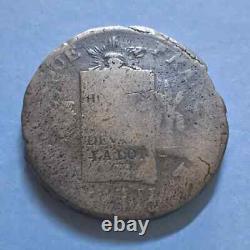 Very rare 2 sols with scales or at the table of law. 1793, Saint Omer. Star