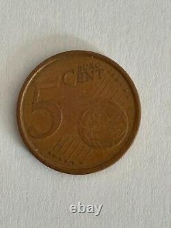 Very rare 5 cent pieces 1999 Spain error