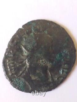 Very rare Antoninianus of Gallienus R3 with bestiary bust (armored) deer on the right