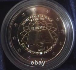 Very rare! Complete set of 17 x 2-euro coins from 2007 Rome Treaty – and 5 DE mint marks
