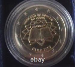 Very rare! Complete set of 17 x 2-euro coins from 2007 Rome Treaty – and 5 DE mint marks