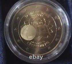 Very rare! Complete set of 17 x 2-euro coins from 2007 Rome Treaty – and 5 DE mint marks