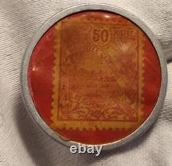 Very rare New Caledonia 50 Centimes currency stamp 1922