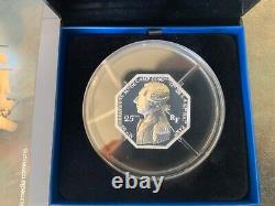 Very rare Octagonal 25 Euros Coin BE PROOF FRANCE 2020 LA FAYETTE New