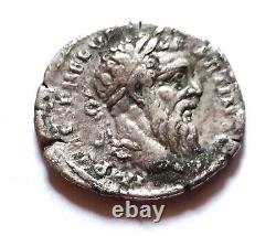 Very rare R3 silver denarius of Emperor Pertinax 193 weight 2.9 grams diameter 18 mm