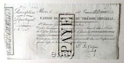 Very rare Rescript of the Dyle department 1813 of 45,000 francs