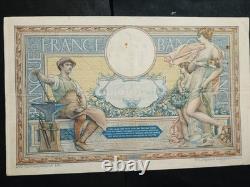 Very rare Series M. 10. 100 frs Olivier Merson B. 7.1. 1908. B. Rare. No. 000236896