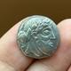 Very Rare Ancient Greek Coin Coated In Silver With Image