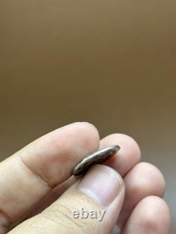 Very rare ancient Greek coin coated in silver with image