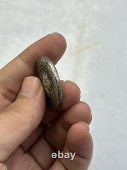 Very rare ancient Greek coin rare image queen silver coated