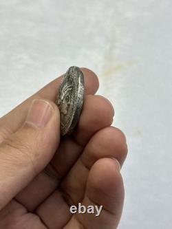Very rare ancient Greek coin rare image queen silver coated