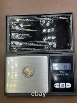 Very rare ancient Greek silver coin with image of a king