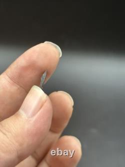 Very rare ancient Roman silver coin, king's face AR