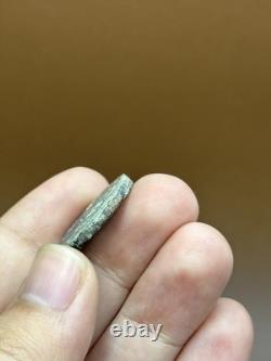 Very rare ancient image of a Greek bronze coin featuring a woman with wings