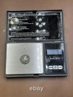 Very rare ancient silver coin of King Huvishka of the empire