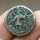 Very Rare Ancient Solid Silver Coin From The Kushan Empire
