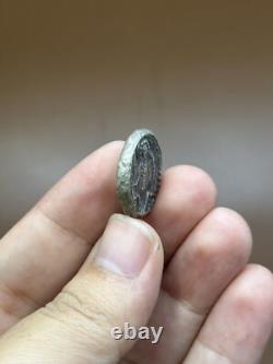 Very rare ancient solid silver coin from the Kushan Empire