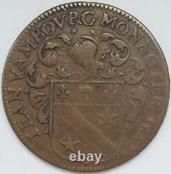 Very rare and beautiful coin token, Jean Hambourg, Monnaie de Paris, 1652