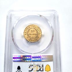 Very rare and splendid 1811 W Napoleon I 20 francs gold coin PCGS MS62
