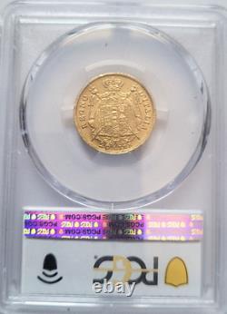 Very rare and superb piece of 20 lire 1809 M Napoleon I PCGS AU55 francs