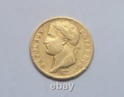 Very rare and very beautiful 20 franc gold coin 1812 Rome Napoleon I