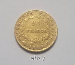 Very rare and very beautiful piece of 20 francs gold 1806 I Napoleon I