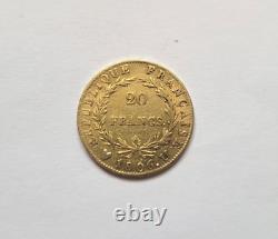 Very rare and very beautiful piece of 20 francs gold 1806 U Napoleon I