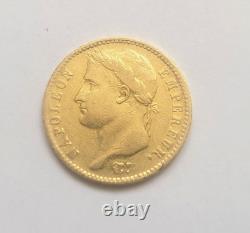 Very rare and very beautiful piece of 20 francs gold 1809 K Napoleon I quality