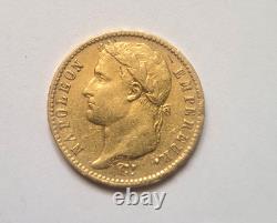 Very rare and very beautiful piece of 20 francs gold 1812 Rome Napoleon I