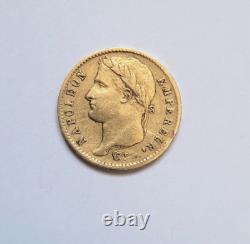 Very rare and very beautiful piece of 20 francs gold 1812 Rome Napoleon I