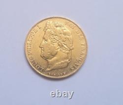 Very rare and very beautiful piece of 20 francs gold 1837 A Louis Philippe I