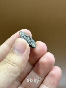 Very rare bronze coin featuring an image of an ancient Greek king on horseback