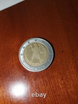 Very rare coin, faulty German 2016 2-euro coin
