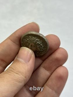 Very unique and rare ancient Greek coin from Thessaly Larissa