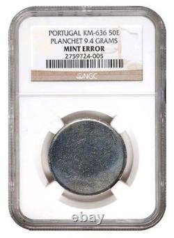 Virgin Coin Portugal 50 Escudo NGC Graded km 636 Very Rare