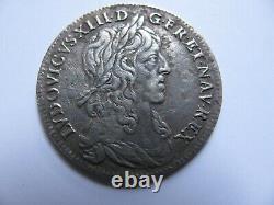 1/4 écu Louis XIII 1642A très rare prix 280 1er poinçon