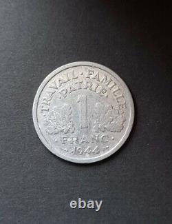 1 Franc 1944 Petit c TRES RARE! Etat Français