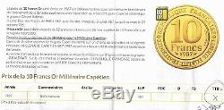 10 francs Or 1987 Très Rare! 12 grammes 920/1000