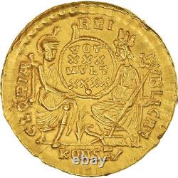 #1020875 Monnaie, Constance II, Solidus, 355-360, Arles, Très rare, SUP+, Or
