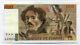 (1104) Tres Rare Billet De 100 Francs Delacroix Fauté 1982