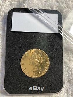 1893 Rare $10 gold Liberty Eagle Dix Dollars Très bon état