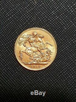 1913 King George V gold sovereign- très rare
