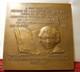 1931 Tres Rare Plaque Bronze Par Landowski Sciences Morales Instruction