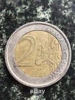 2 2002, italie, Dante, Fauté, 10 Etoiles Tres Rare, coins Bouchés