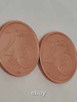 2 Centimes Allemagne 2002 J les 2 Variantes Très Très Rare A Avoir