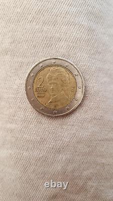 2 Euro très rare, Autriche, datant de 2014, Bertha Von Suttner