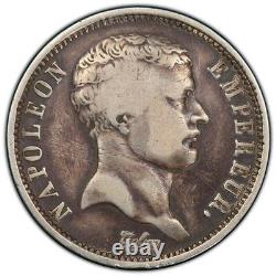 2 Francs Napoléon Empereur Tête de nègre 1807 Paris très rare