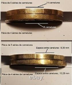 20 francs 1992 Mont Saint-Michel TRES RARE V ouvert 4 séries de cannelures