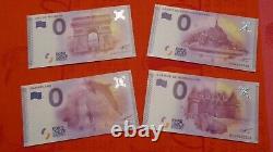2015! Tres Rares Billets Touristiques Souvenirs 0 Euro! 2015